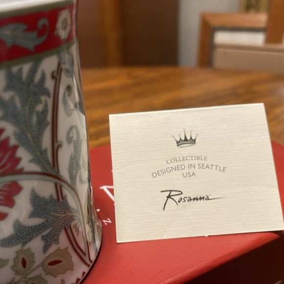 WILLIAM MORRIS « Pink and Rose » gift-boxed set’s of Two Coffee Mugs~ Rare & HTF - Picture 10 of 15